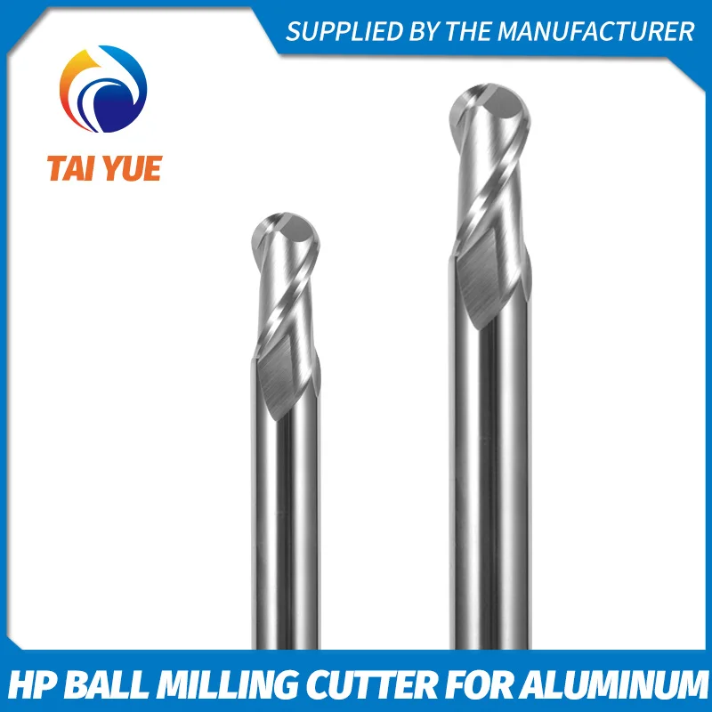 HP ball milling cutter for aluminum60 degree tungsten steel cemented carbide ball cutter CNC ball cutter 2 edges
HP ball milling cutter for aluminum60 degree tungsten steel cemented carbide ball cutter CNC ball cutter 2 edges