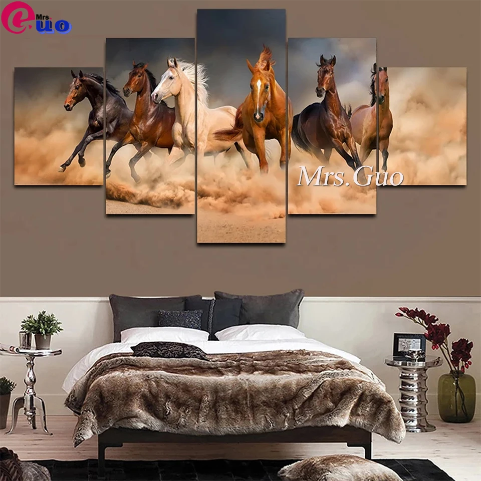5 Pieces Horse Wall Art Full Square Round Drill 5D Diy Diamond Painting On The Wall Many Horses Decoration Pictures Home decor
5 Pieces Horse Wall Art Full Square Round Drill 5D Diy Diamond Painting On The Wall Many Horses Decoration Pictures Home decor