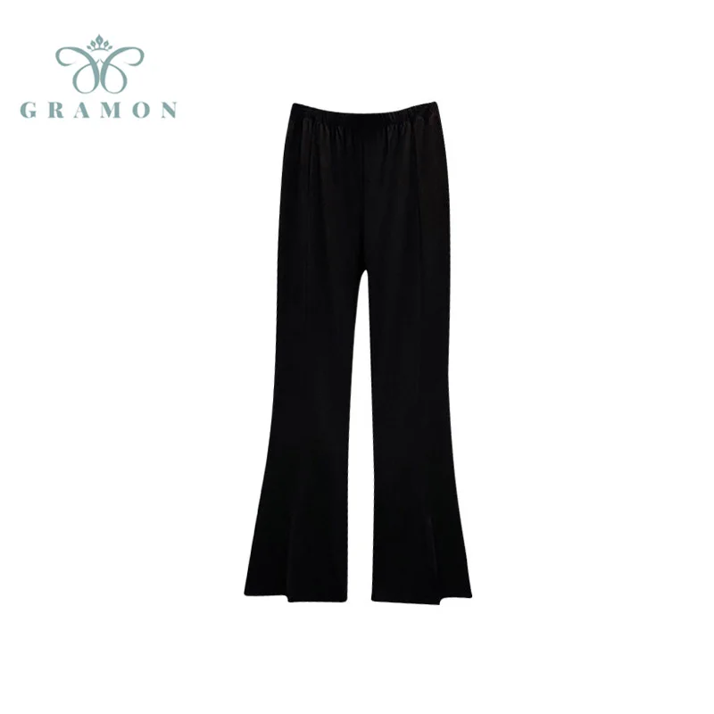 High Waist Black Flare Leggings Summer Vintage Pants 2021 Women New Fashion Split Trousers Plus Size Female Casual Elegant Pants
High Waist Black Flare Leggings Summer Vintage Pants 2021 Women New Fashion Split Trousers Plus Size Female Casual Elegant Pants