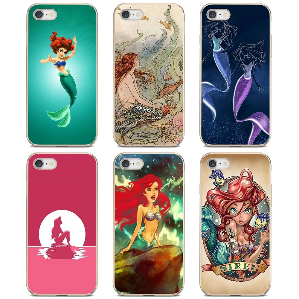 Чехол для Samsung Galaxy S7 S8 S9 S10E S20 FE Note 10 20 Edge Lite Plus Ultra Mermaid D Ariel сказочный C Фэнтезийный