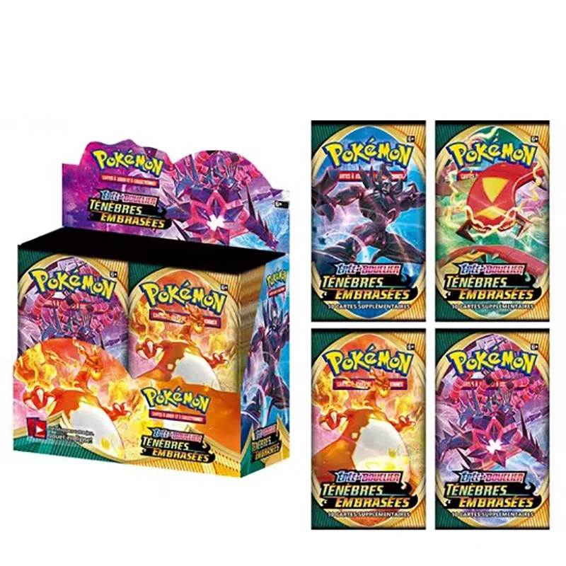 New 324Pcs French Pokemon Cards TCG: Sword & Shield Darkness Ablaze 36 Bags Sealed Booster Box Collection Trading Card Game Toys
New 324Pcs French Pokemon Cards TCG: Sword & Shield Darkness Ablaze 36 Bags Sealed Booster Box Collection Trading Card Game Toys