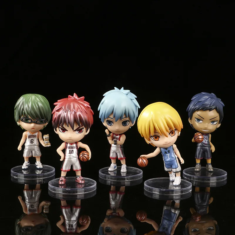 5pcs/set Kuroko No Basket Kuroko Tetsuya Kagami Taiga Midorima Shintaro Kise Ryota Aomine Daiki Q Version Toys Dolls
5pcs/set Kuroko No Basket Kuroko Tetsuya Kagami Taiga Midorima Shintaro Kise Ryota Aomine Daiki Q Version Toys Dolls