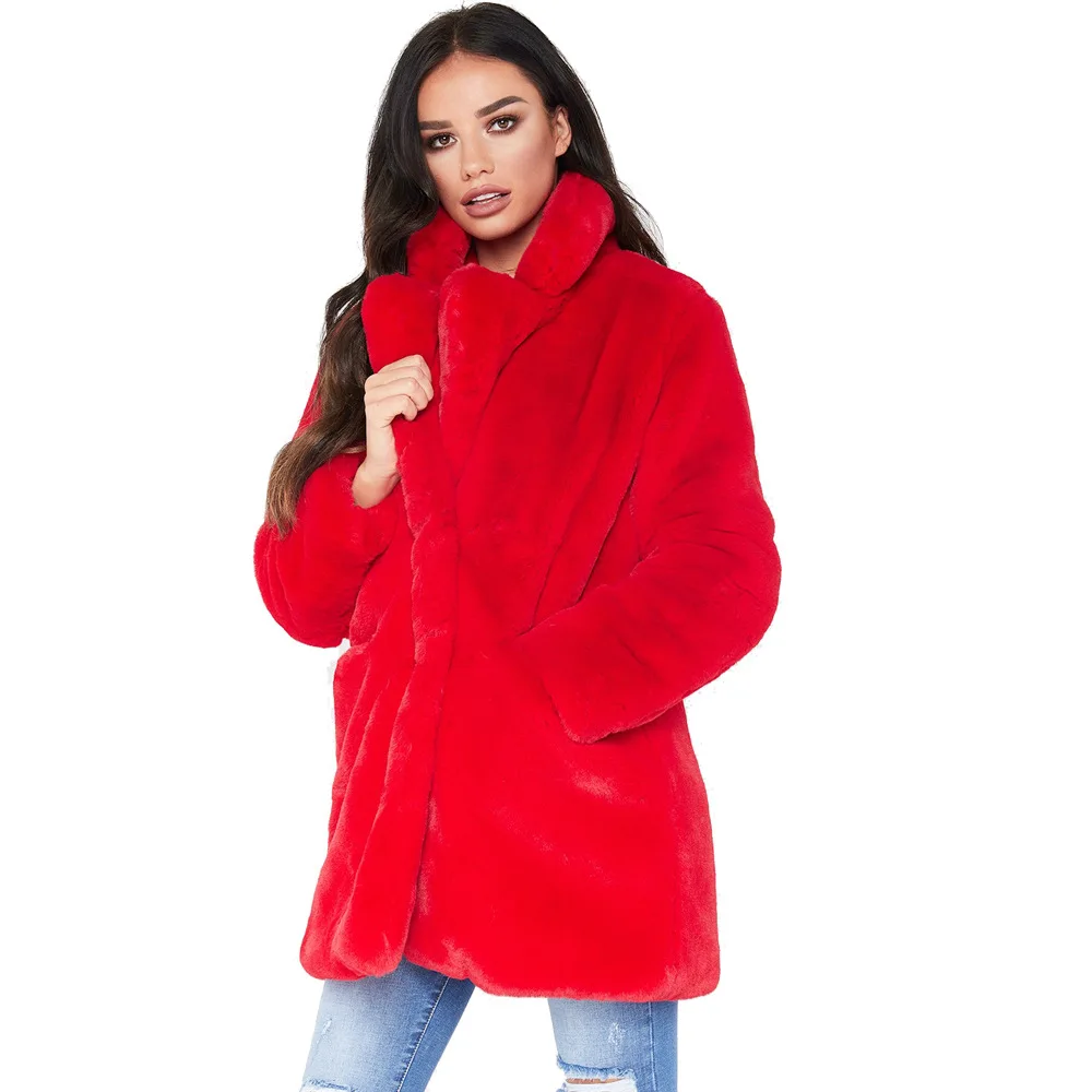 2020 New Women Winter Long Fur Coats Women Loose Brested Lapel Thick Warm Flocking Wool Faux Fur Jackets Plus Size
2020 New Women Winter Long Fur Coats Women Loose Brested Lapel Thick Warm Flocking Wool Faux Fur Jackets Plus Size