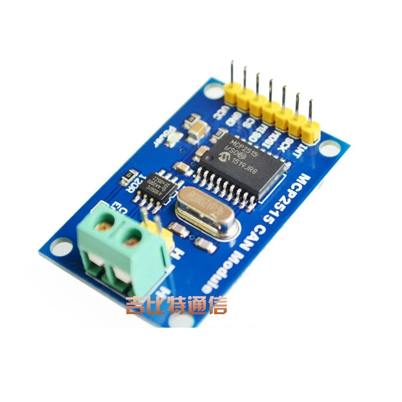 MCP2515 CAN bus module TJA1050 receiver SPI protocol 51 microcontroller program routines
MCP2515 CAN bus module TJA1050 receiver SPI protocol 51 microcontroller program routines