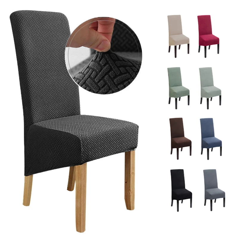 1/2/4/6 Pcs Big Size Jacquard Elastic Chair Cover With Back For Wedding Banquet Living Room Anti-dirty Protector
1/2/4/6 Pcs Big Size Jacquard Elastic Chair Cover With Back For Wedding Banquet Living Room Anti-dirty Protector