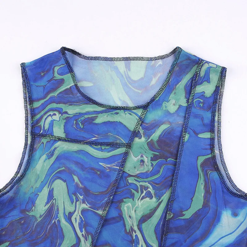 Goth Dark Mesh Punk Aesthetic Gothic Women Tank Tops E-Girl Harajuku Grunge Vintage Tie Dye Crop Tops Bodycon Summer Streetwear 
Goth Dark Mesh Punk Aesthetic Gothic Women Tank Tops E-Girl Harajuku Grunge Vintage Tie Dye Crop Tops Bodycon Summer Streetwear