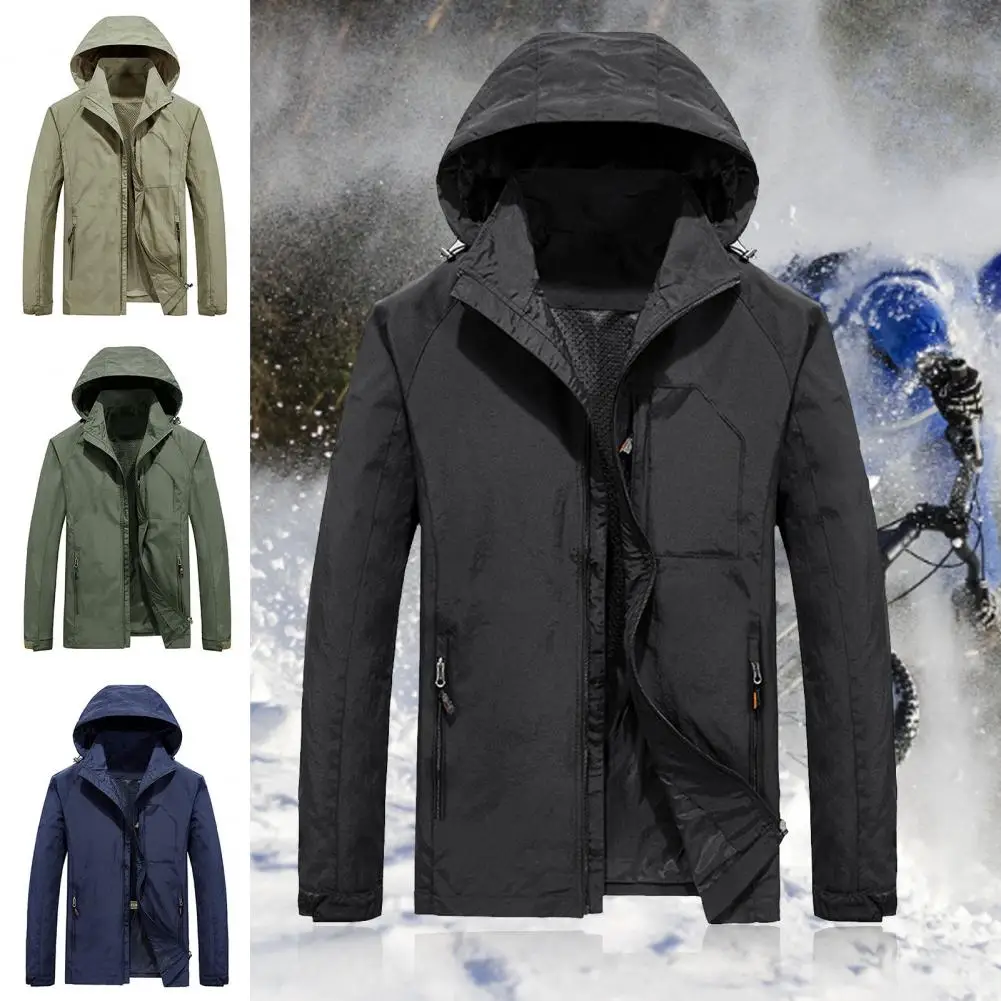 Male Jacket Fashion Hooded Solid Color Casual Jacket Stand Collar Men Windbreaker
Male Jacket Fashion Hooded Solid Color Casual Jacket Stand Collar Men Windbreaker