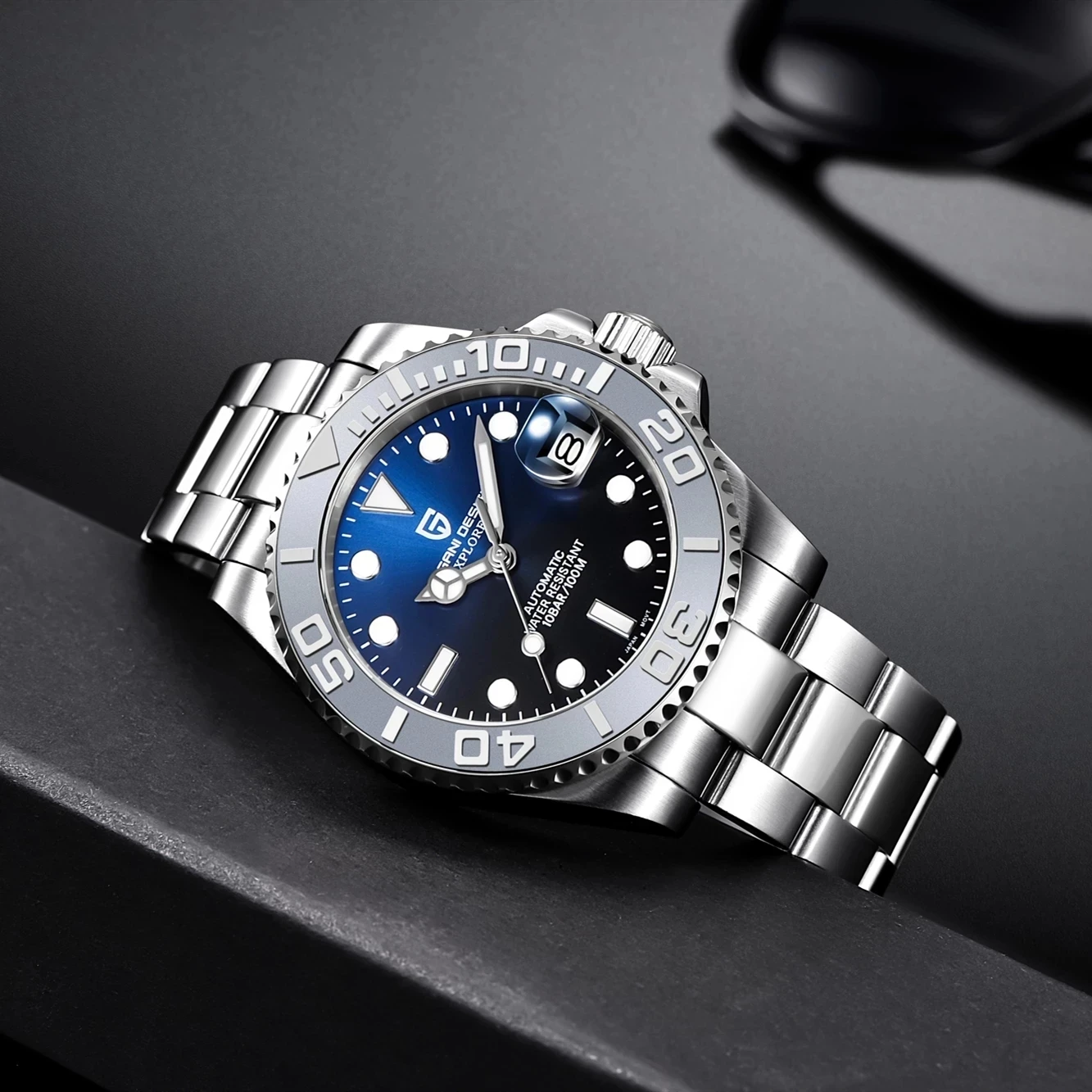 PAGANI DESIGN New Men's Automatic Watch Top Brand Luxury Sapphire Glass Stainless Steel Waterproof Sports Watch relogio masculin
PAGANI DESIGN New Men's Automatic Watch Top Brand Luxury Sapphire Glass Stainless Steel Waterproof Sports Watch relogio masculin