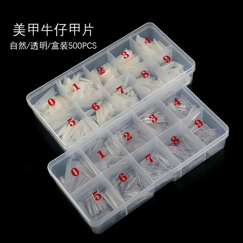 Nail Tips French Style Denim Artificial Nail Natural Color 500 Pieces Transparent Color Boxed Nail Pieces 
Nail Tips French Style Denim Artificial Nail Natural Color 500 Pieces Transparent Color Boxed Nail Pieces