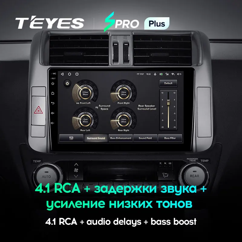 TEYES SPRO Plus Штатная магнитола For Тойота Ленд Крузер Прадо J150 Toyota Land Cruiser Prado 150 2009 2013