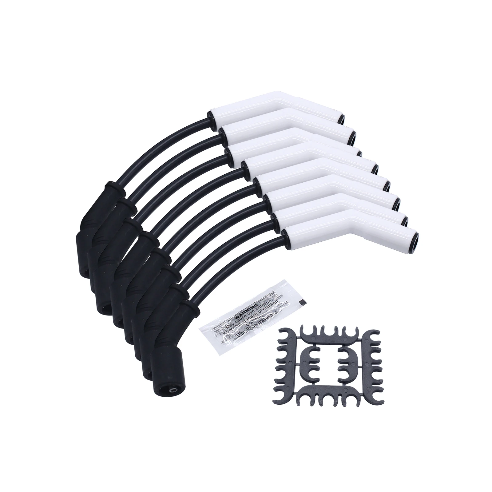 New 2021 New Efficient Custom Extreme Heat Ceramic Boot Ferro-Spiral Core Spark Plug Wire Set for GM4 for LS3 LS4 LS7
New 2021 New Efficient Custom Extreme Heat Ceramic Boot Ferro-Spiral Core Spark Plug Wire Set for GM4 for LS3 LS4 LS7