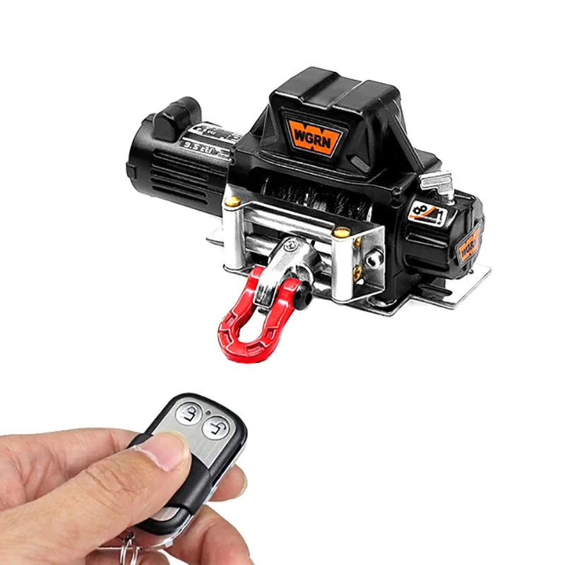 RC Metal Automatic Winch Wireless Remote Controllerfor 1:10 RC Crawler Car Axial SCX10 TRAXXAS TRX4 RC4WD D90 D110 TF2 Tamiya
RC Metal Automatic Winch Wireless Remote Controllerfor 1:10 RC Crawler Car Axial SCX10 TRAXXAS TRX4 RC4WD D90 D110 TF2 Tamiya