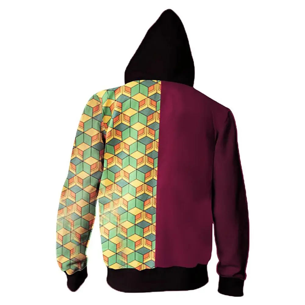 Demon Slayer Kimetsu no Yaiba Hoodie Tomioka Giyuu Cosplay Hooded Coat Jacket Zipper Sweatshirt Cosplay costume
Demon Slayer Kimetsu no Yaiba Hoodie Tomioka Giyuu Cosplay Hooded Coat Jacket Zipper Sweatshirt Cosplay costume