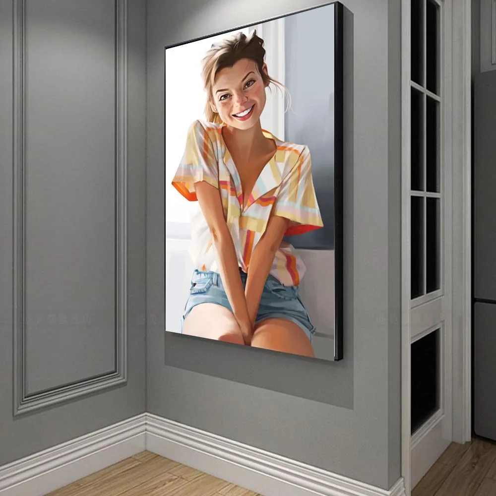 Animation oil painting Japanese style lovely smile art canvas painting living room corridor office home decoration mural
Animation oil painting Japanese style lovely smile art canvas painting living room corridor office home decoration mural