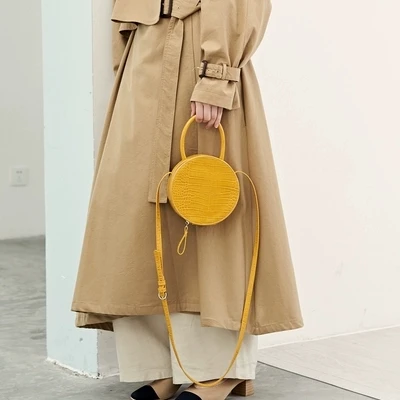 Fashion New 2021 Pu Girls Fashion Shoulder Bags Round Package Women Messenger Bags Female Crossbody Design Bags Purse Yellow
Fashion New 2021 Pu Girls Fashion Shoulder Bags Round Package Women Messenger Bags Female Crossbody Design Bags Purse Yellow