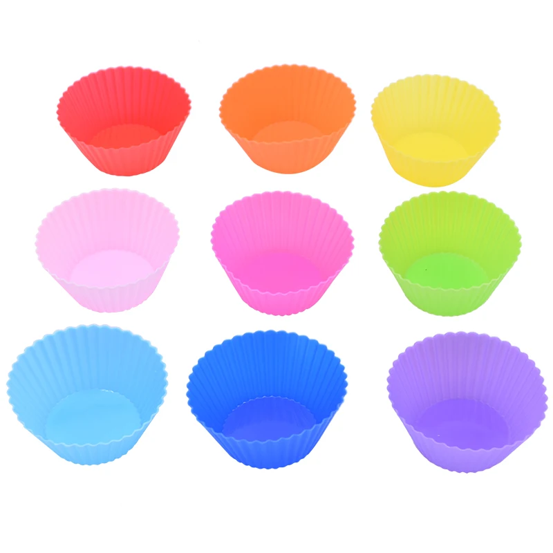 12pcs/lot Silicone Cake Cup Round Shaped Muffin Cupcake Baking Molds Home Kitchen Cooking Supplies Cake Decorating Tools
12pcs/lot Silicone Cake Cup Round Shaped Muffin Cupcake Baking Molds Home Kitchen Cooking Supplies Cake Decorating Tools