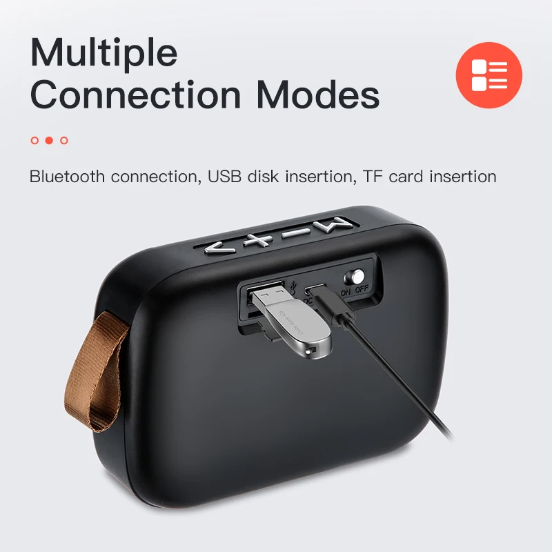 Mini Bluetooth Speaker Portable Wireless Loudspeaker Sound 3D Stereo Music Surround Outdoor Speaker Support FM TF
Mini Bluetooth Speaker Portable Wireless Loudspeaker Sound 3D Stereo Music Surround Outdoor Speaker Support FM TF