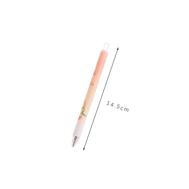 free shipping 30pcs Peach Press Gel 0.5mm Black writing black ink pen School office supplies Writing Tool
free shipping 30pcs Peach Press Gel 0.5mm Black writing black ink pen School office supplies Writing Tool
