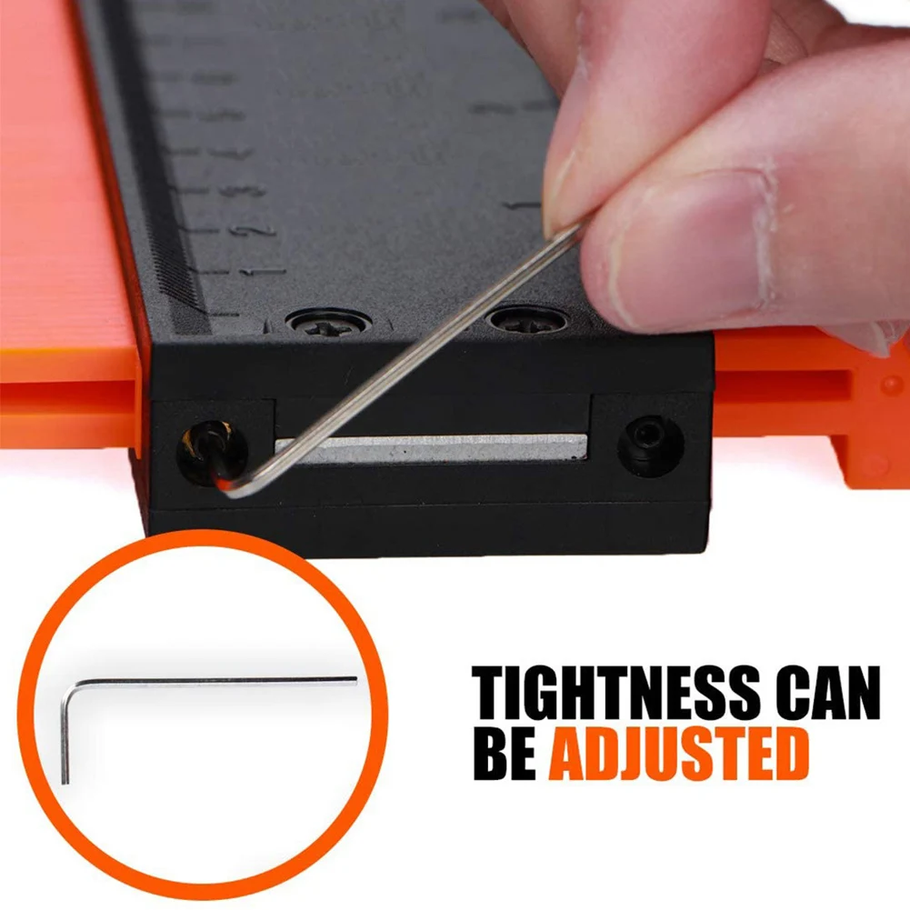 5/10 Inch Contour Gauge Profile Duplicator Tool Alloy Edge Shaping Wood Measure Ruler Laminate Tiles Meethulp Gauge
5/10 Inch Contour Gauge Profile Duplicator Tool Alloy Edge Shaping Wood Measure Ruler Laminate Tiles Meethulp Gauge