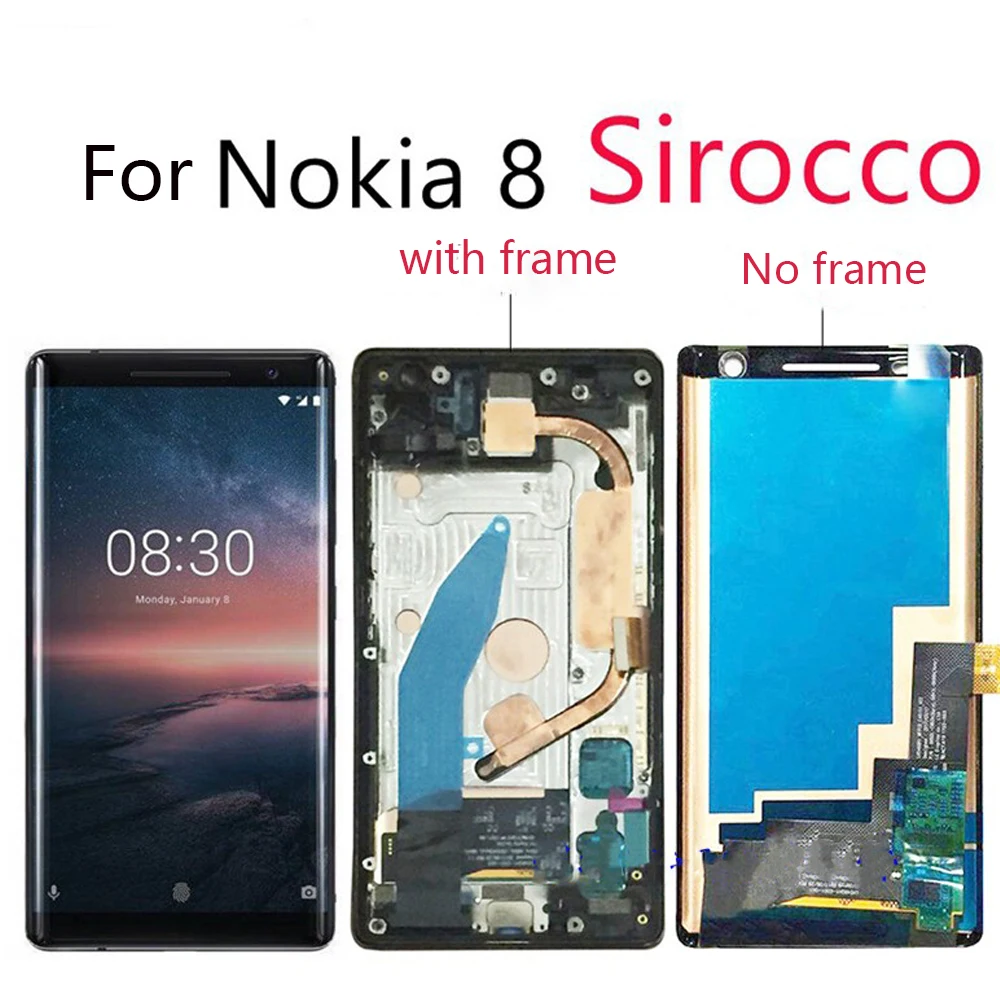 100% AMOLED LCD для NOKIA 8 Sirocco LCD дисплей сенсорный экран с рамкой для NOKIA 8 Sirocco ЖК-дисплей с битым пикселем
100% AMOLED LCD для NOKIA 8 Sirocco LCD дисплей сенсорный экран с рамкой для NOKIA 8 Sirocco ЖК-дисплей с битым пикселем
