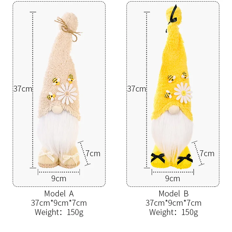 Bee Day Cute Gnome With Bees and Daisy Plush Doll Spring Gnomes Holiday Home Decoration Gnome Handmade 37cm H88F
Bee Day Cute Gnome With Bees and Daisy Plush Doll Spring Gnomes Holiday Home Decoration Gnome Handmade 37cm H88F