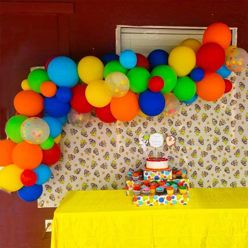 Circus Carnival Party Balloons Garland Arch Kit, Fiesta Rainbow Party Balloons, Red Yellow Blue Balloon Decoration Strip
Circus Carnival Party Balloons Garland Arch Kit, Fiesta Rainbow Party Balloons, Red Yellow Blue Balloon Decoration Strip