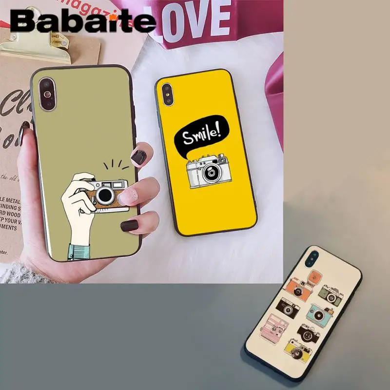 Babaite cartoon Camera photo Phone Case Cover for iPhone 8 7 6 6S Plus X XS MAX 5 5S SE XR 11 11pro promax
Babaite cartoon Camera photo Phone Case Cover for iPhone 8 7 6 6S Plus X XS MAX 5 5S SE XR 11 11pro promax