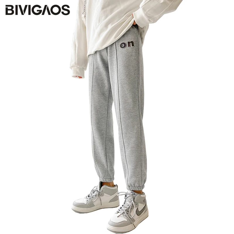 BIVIGAOS Stereo Stamping ON Letters Gray Sports Pants Women Loose-fitting Sweatpants Spring Summer Slim Trend Casual Harem Pants
BIVIGAOS Stereo Stamping ON Letters Gray Sports Pants Women Loose-fitting Sweatpants Spring Summer Slim Trend Casual Harem Pants