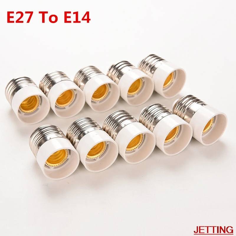 5Pcs Light Bulb Base Type Adapter Fireproof Material E27 To E14 Lamp Holder Converter Socket Conversion Best Price
5Pcs Light Bulb Base Type Adapter Fireproof Material E27 To E14 Lamp Holder Converter Socket Conversion Best Price