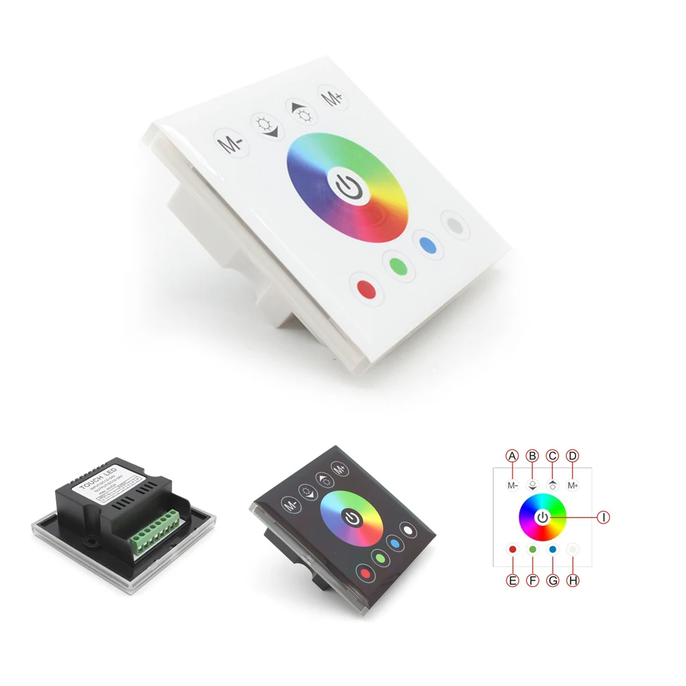 VIPMOON DC 12V-24V Touch Switch White Black Acrylic Panel Light Sensory Switch wall lamp touch Switches LED backlight
VIPMOON DC 12V-24V Touch Switch White Black Acrylic Panel Light Sensory Switch wall lamp touch Switches LED backlight