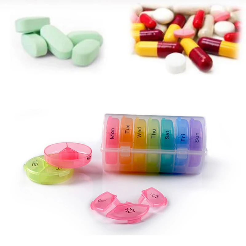 Еженедельный ежедневный коробки таблетки 7 дней препарат таблетки медицины кухонный держатель для хранения Контейнер для хранения
Еженедельный ежедневный коробки таблетки 7 дней препарат таблетки медицины кухонный держатель для хранения Контейнер для хранения