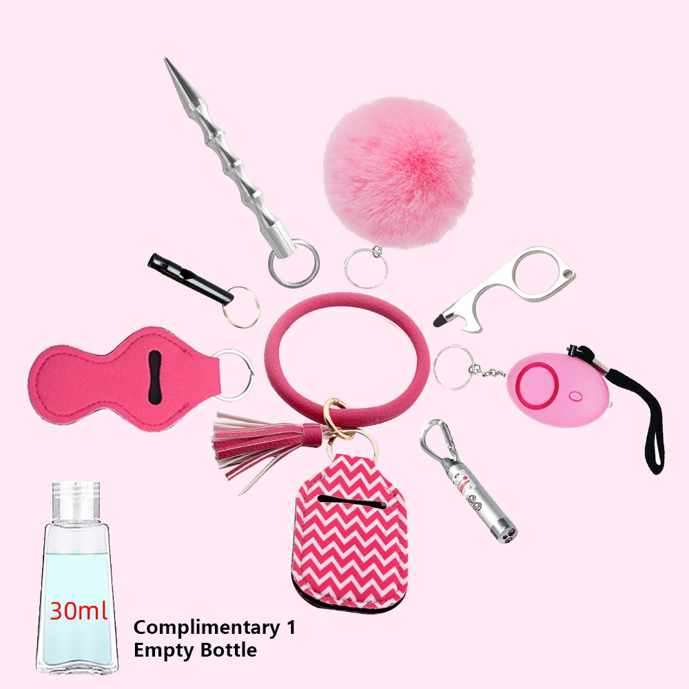 A Set Of Self Defense Set Alarm 130dB Security Protect Alert Scream Loud Emergency Alarm Keychain Personal Safety For Women Girl
A Set Of Self Defense Set Alarm 130dB Security Protect Alert Scream Loud Emergency Alarm Keychain Personal Safety For Women Girl