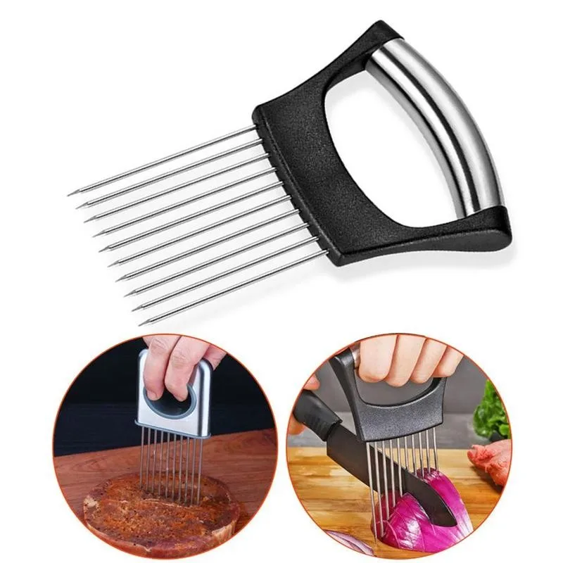 Creative Onion Cutter Steel Onion Slicer Fruit Cutter Needle Meat Cutter Loose Fork Vegetables Gadgets Kitchen On S2F7 
Creative Onion Cutter Steel Onion Slicer Fruit Cutter Needle Meat Cutter Loose Fork Vegetables Gadgets Kitchen On S2F7