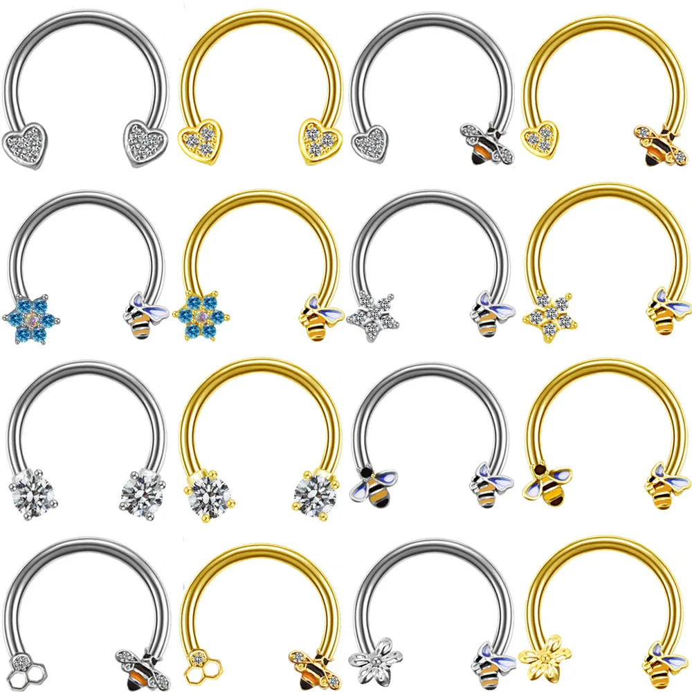 1pcs Nose Ring 16G Horseshoes Rings Helix Hoop Septum Piercing Butterfly Sexy Nariz Piercing Ear Cartilage Tragus Goth Piercing 
1pcs Nose Ring 16G Horseshoes Rings Helix Hoop Septum Piercing Butterfly Sexy Nariz Piercing Ear Cartilage Tragus Goth Piercing