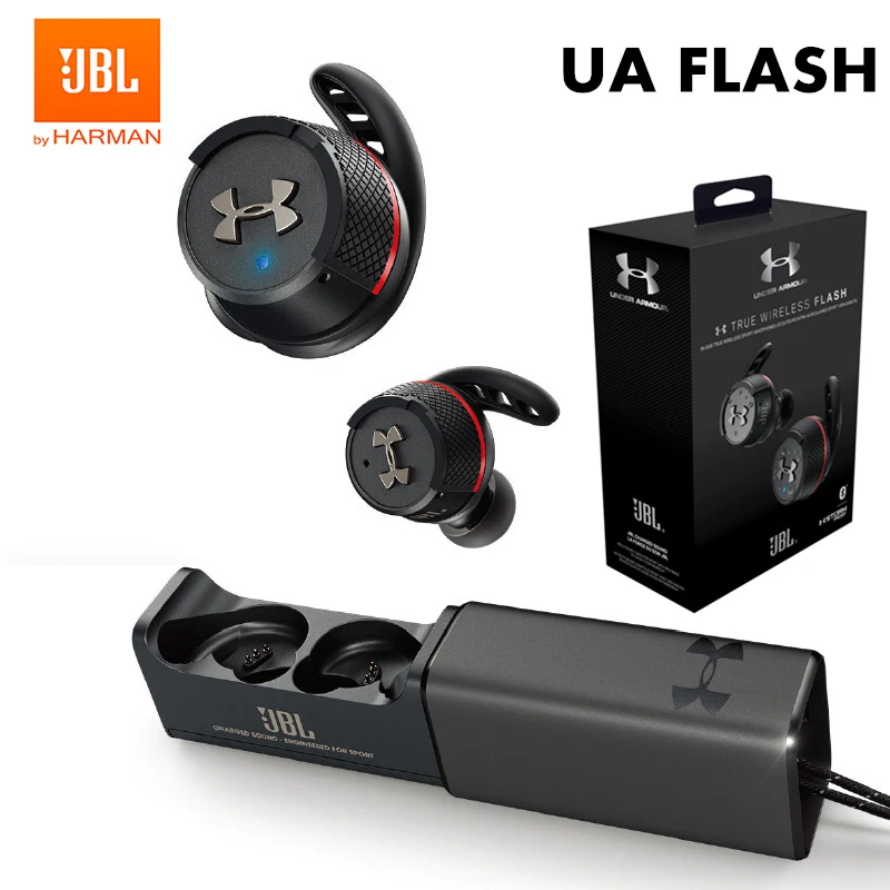 JBL мкА FLASH Ture беспроводные Bluetooth спортивные наушники водонепроницаемые для бега с