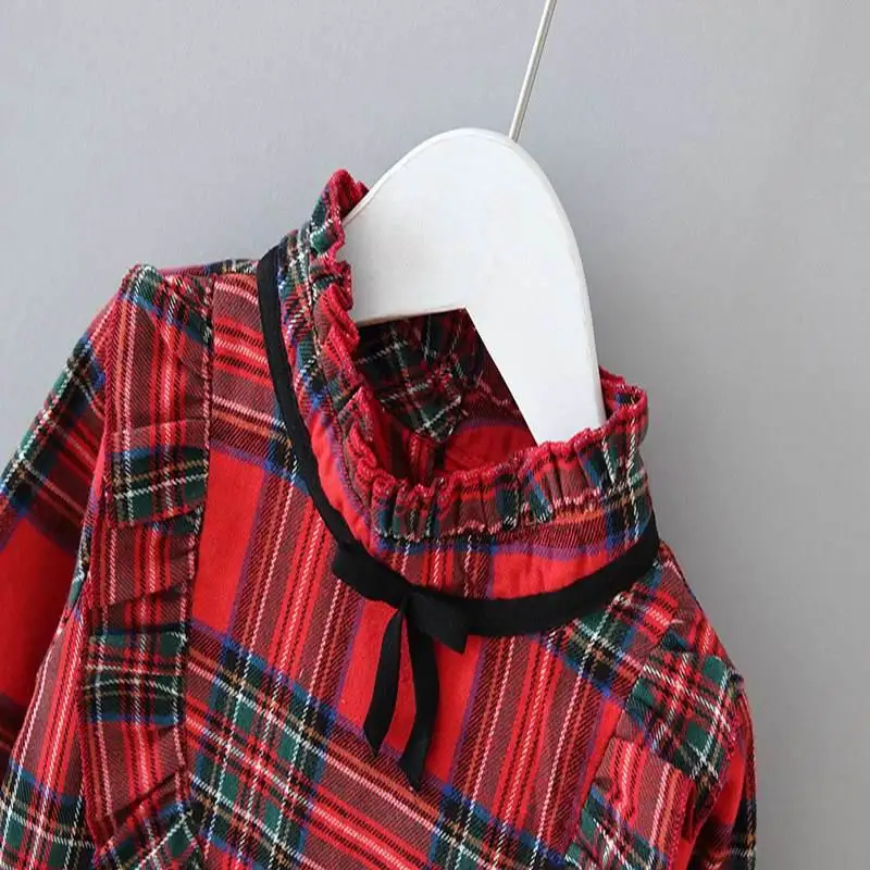 Girls Dress 2020 Autumn New Fall Dress Fashion Plaid High Collar Long Sleeve Dress for Girls Kids Clothes E21913
Girls Dress 2020 Autumn New Fall Dress Fashion Plaid High Collar Long Sleeve Dress for Girls Kids Clothes E21913