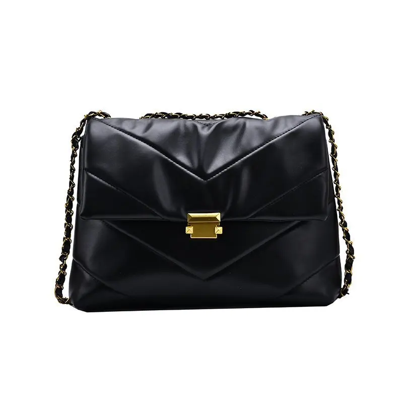 2020 new women shoulder bag fashion Crossbody Handbags and purse bag chain solid High quality leather bag casual tote 
2020 new women shoulder bag fashion Crossbody Handbags and purse bag chain solid High quality leather bag casual tote