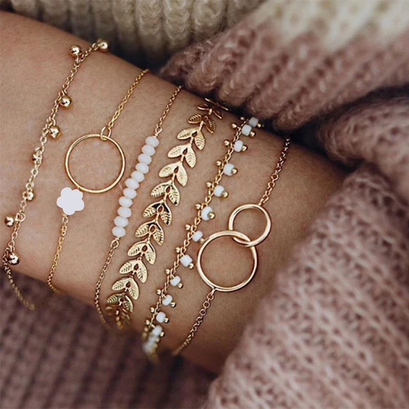 Vintage Bohemian Multilayer Geometric Round Feather Chain Bracelet Bangles for Women Flower Shell Summer Beach Jewelry Gifts
Vintage Bohemian Multilayer Geometric Round Feather Chain Bracelet Bangles for Women Flower Shell Summer Beach Jewelry Gifts