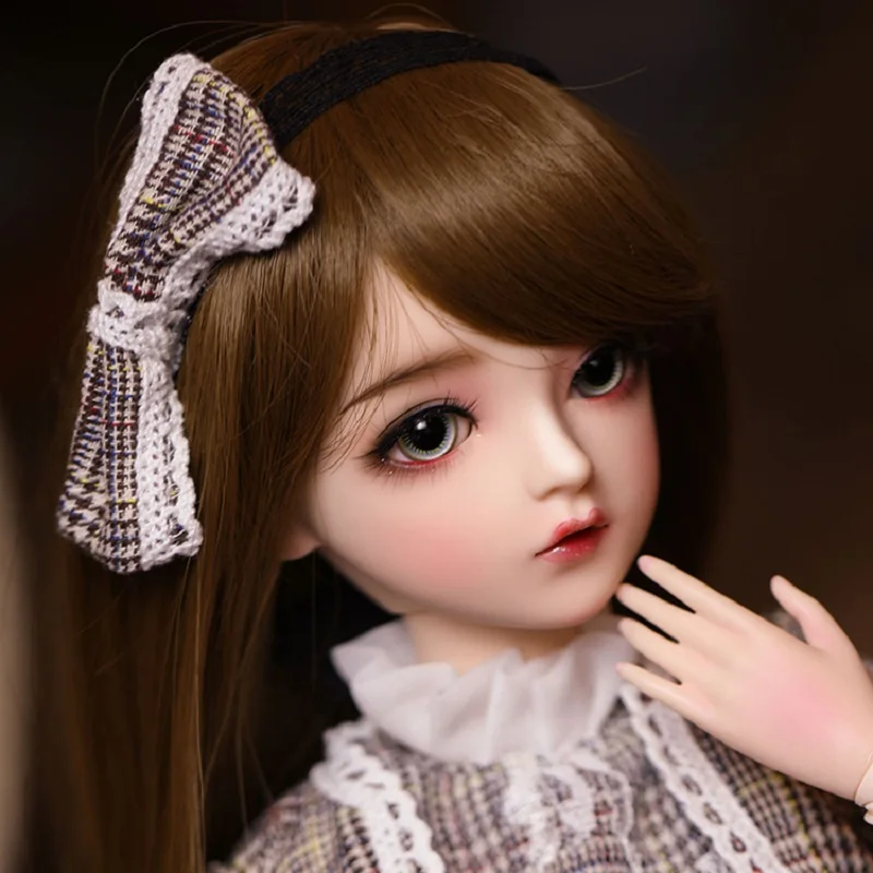 60CM BJD Doll Everyday style Girl in Plaid Skirt Full Body Adjustable Dress Up Doll with Makeup Surprise Handmade Pretty Doll
60CM BJD Doll Everyday style Girl in Plaid Skirt Full Body Adjustable Dress Up Doll with Makeup Surprise Handmade Pretty Doll