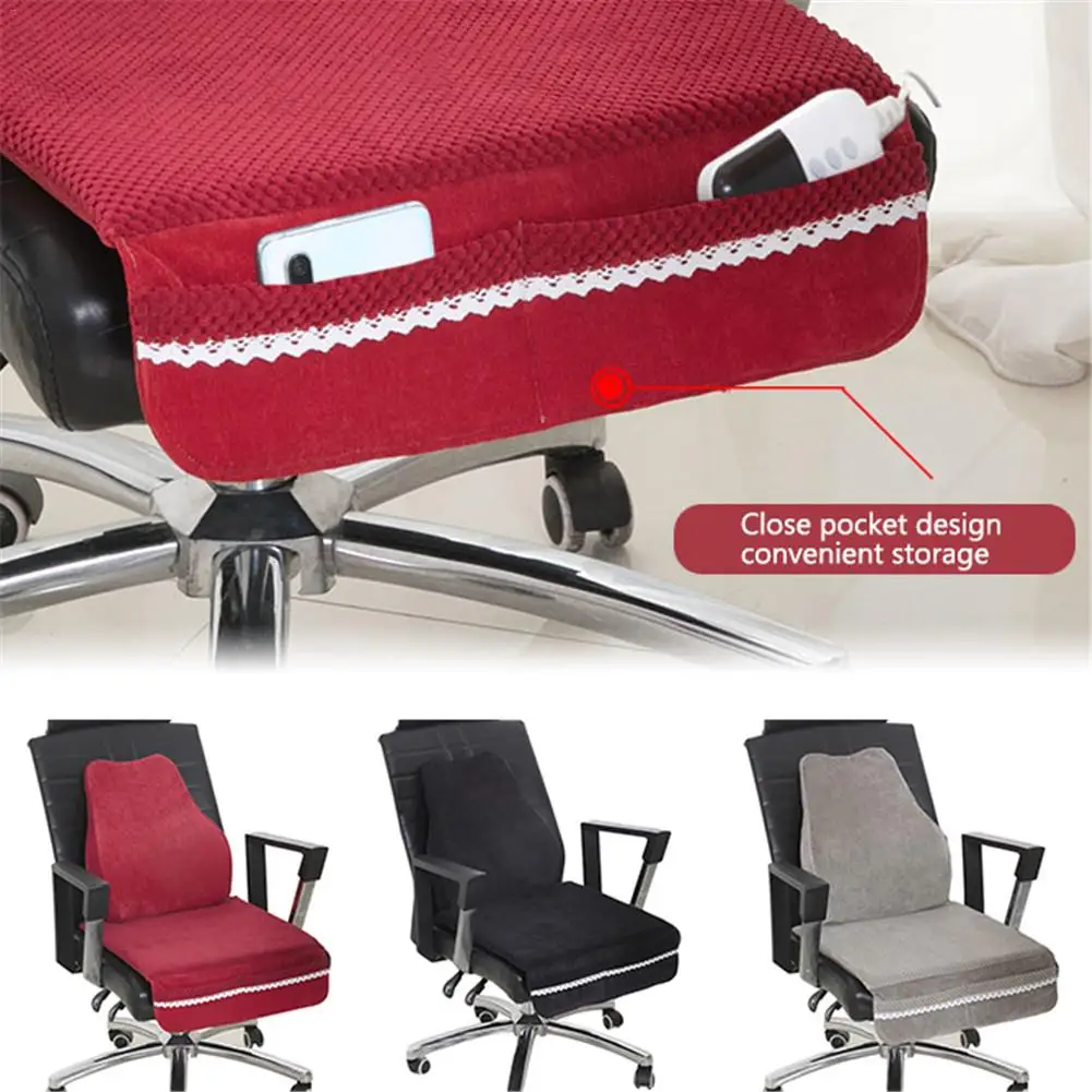 Home 220V 20W Heating Lumbar Pad Cushion Adjustable Temperature Timing Memory Foam Cushion Slow Rebound Heating Pillow Pad
Home 220V 20W Heating Lumbar Pad Cushion Adjustable Temperature Timing Memory Foam Cushion Slow Rebound Heating Pillow Pad