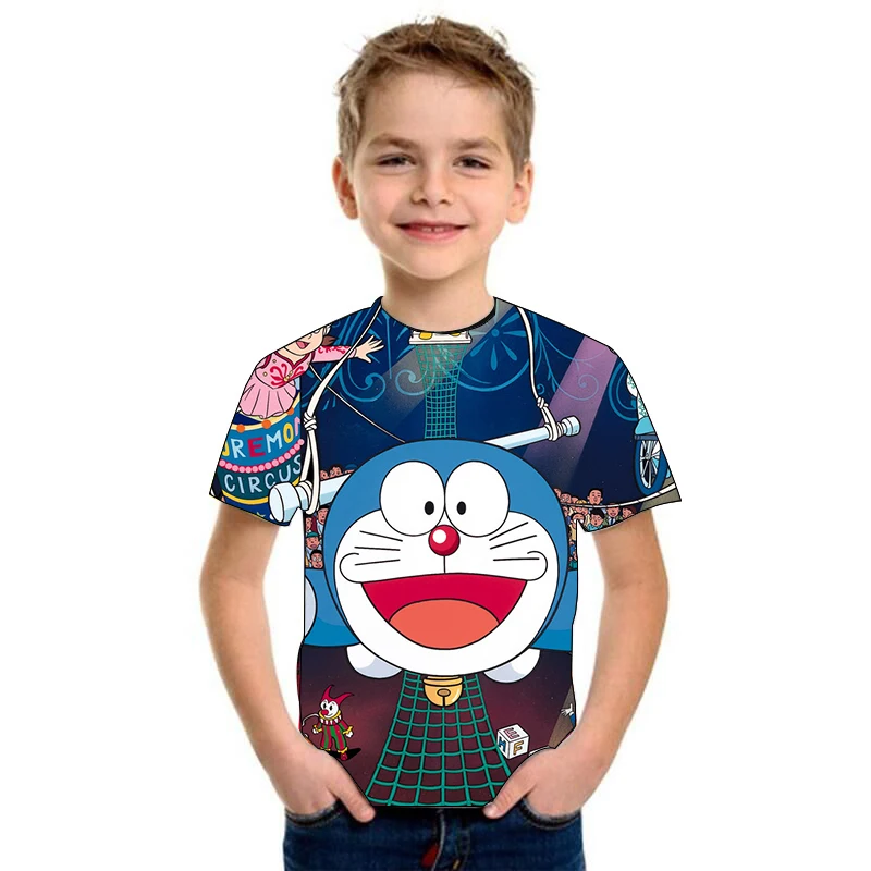 Children Casual Tops Anime Doraemo T-Shirt Kids Cute Tshirt Boys Girls O-Neck Children's Clothing Summer Funny Cartoon Tshirts
Children Casual Tops Anime Doraemo T-Shirt Kids Cute Tshirt Boys Girls O-Neck Children's Clothing Summer Funny Cartoon Tshirts