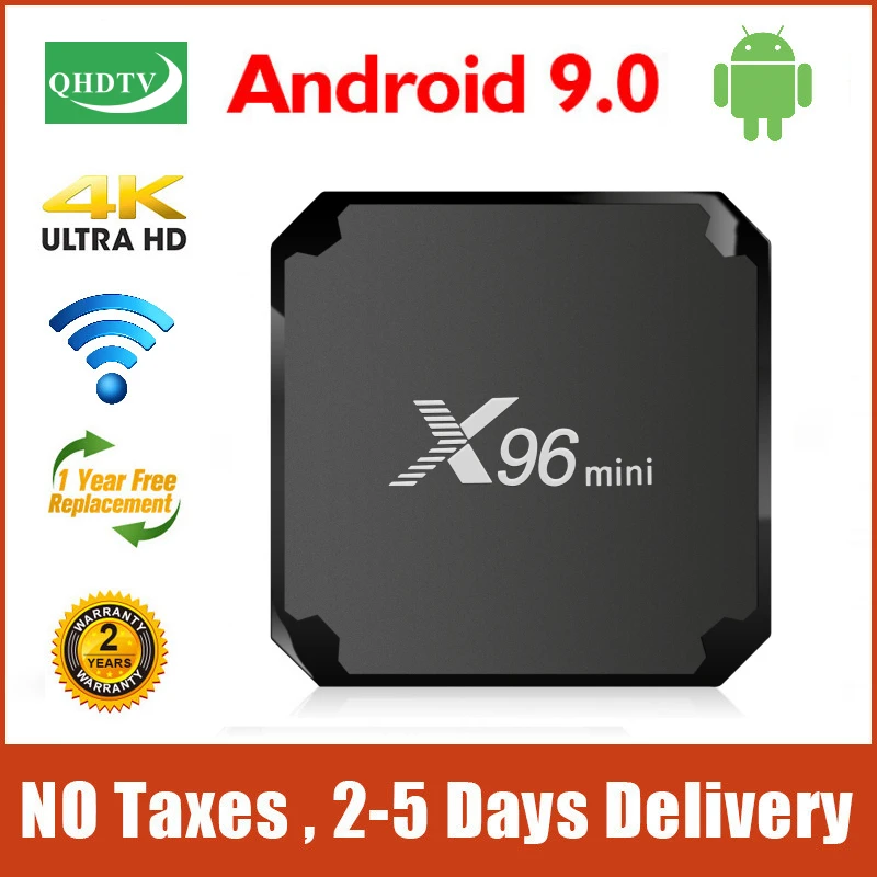 ТВ-приставка X96 Mini QHD, Android 9,0, 4K, 1 + 8 Гб, Amlogic S905W, 4 ядра, 2,4 ГГц, Wi-Fi, 2 + 16 Гб
ТВ-приставка X96 Mini QHD, Android 9,0, 4K, 1 + 8 Гб, Amlogic S905W, 4 ядра, 2,4 ГГц, Wi-Fi, 2 + 16 Гб