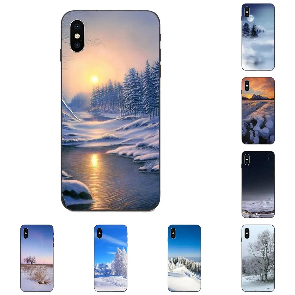 ТПУ Новый Модный зимний пейзаж природа для Huawei Honor 5A 6A 6C 7A 7C 7X 8 8A 8C 8X 9 9X 10 10i 20 Lite Pro |