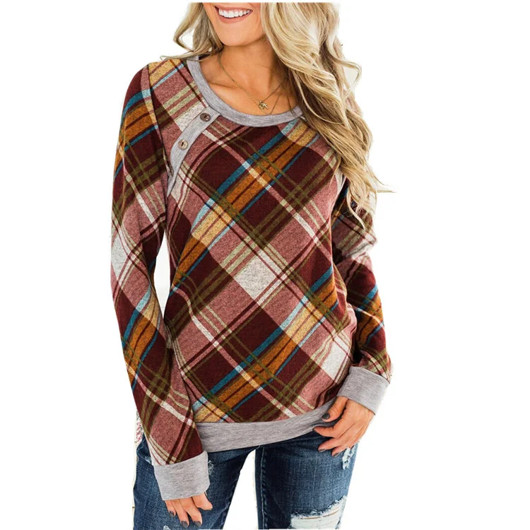 Autumn And Winter New Women's T-shirt Fashion Round Neck Striped Long-sleeved Loose T-shirt Chic All-match Qn*
Autumn And Winter New Women's T-shirt Fashion Round Neck Striped Long-sleeved Loose T-shirt Chic All-match Qn*