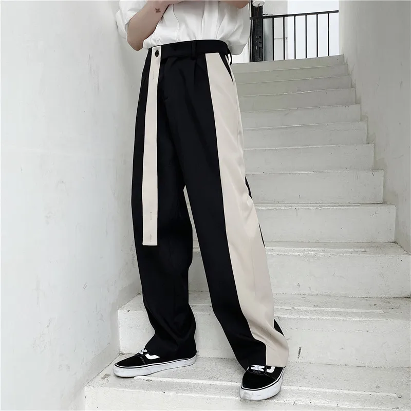 M-XLSummer detachable streamer personality straight trousers tide men's Korean version of the contrast color drape loose casual
M-XLSummer detachable streamer personality straight trousers tide men's Korean version of the contrast color drape loose casual