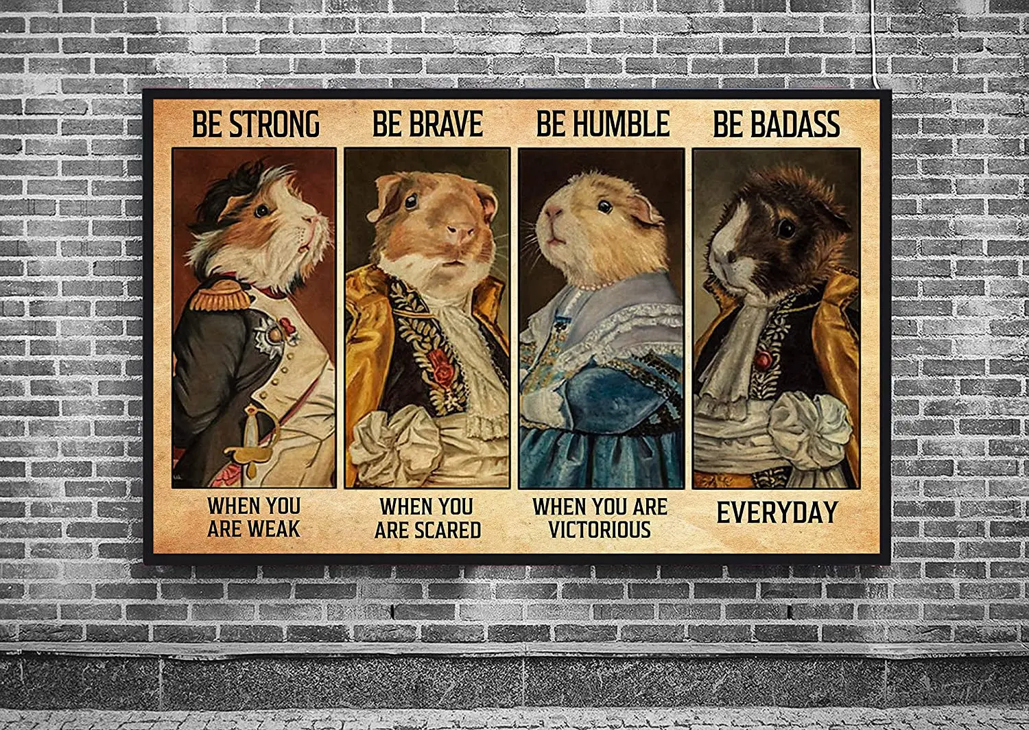 SIGNCHAT Be Strong Be Brave Be Humble Be Badass Giunea Pig Animal Nursery Home Decor Guinea Pig Decor P Metal Sign 8x12 inches
SIGNCHAT Be Strong Be Brave Be Humble Be Badass Giunea Pig Animal Nursery Home Decor Guinea Pig Decor P Metal Sign 8x12 inches