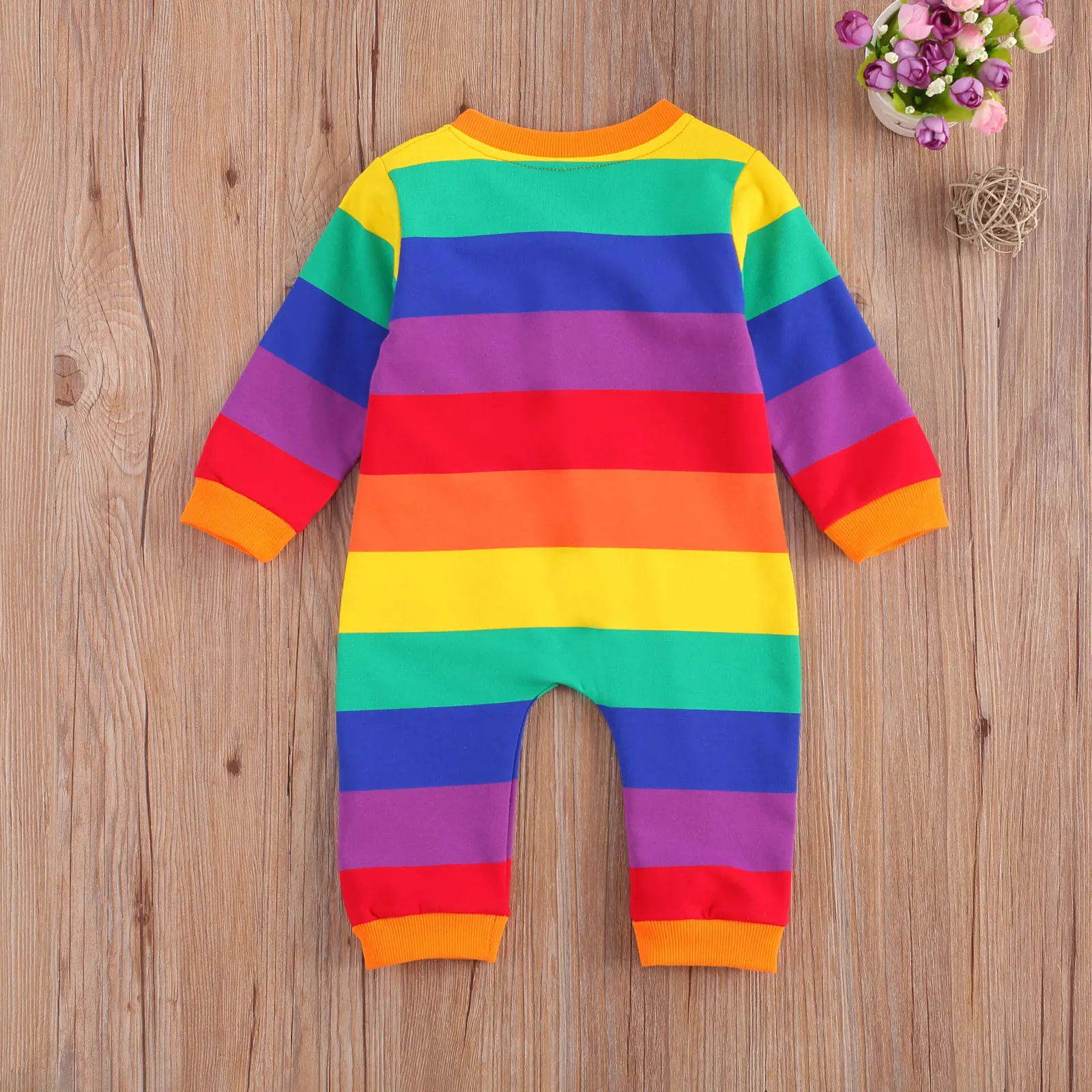 2020 Newborn Stripped Romper Infant Casual Style Long Sleeve Round Neck Zipper Closure Romper 0-24M
2020 Newborn Stripped Romper Infant Casual Style Long Sleeve Round Neck Zipper Closure Romper 0-24M