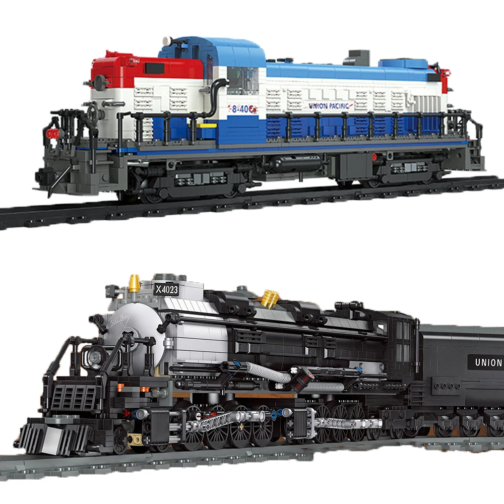 New High-tech Doomsday Train Bigboy Steam Locomotive Model Bricks Moc Movie Escape Scene Building Blocks Toys For Kids Gifts
New High-tech Doomsday Train Bigboy Steam Locomotive Model Bricks Moc Movie Escape Scene Building Blocks Toys For Kids Gifts