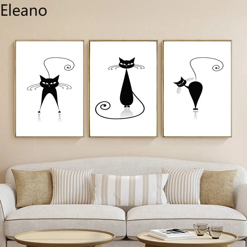 Custom Print Anime Poster Line Drawing Cat Picture Black and White Abstract Wall Art Girl Bedroom Decoration Canvas Printings
Custom Print Anime Poster Line Drawing Cat Picture Black and White Abstract Wall Art Girl Bedroom Decoration Canvas Printings