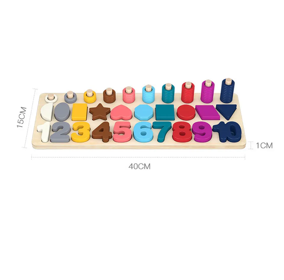 Kids Montessori Toys Wooden Educational Toys Geometric Shape Cognition Puzzle Toys Math Toys Early Educational Toy for Children
Kids Montessori Toys Wooden Educational Toys Geometric Shape Cognition Puzzle Toys Math Toys Early Educational Toy for Children